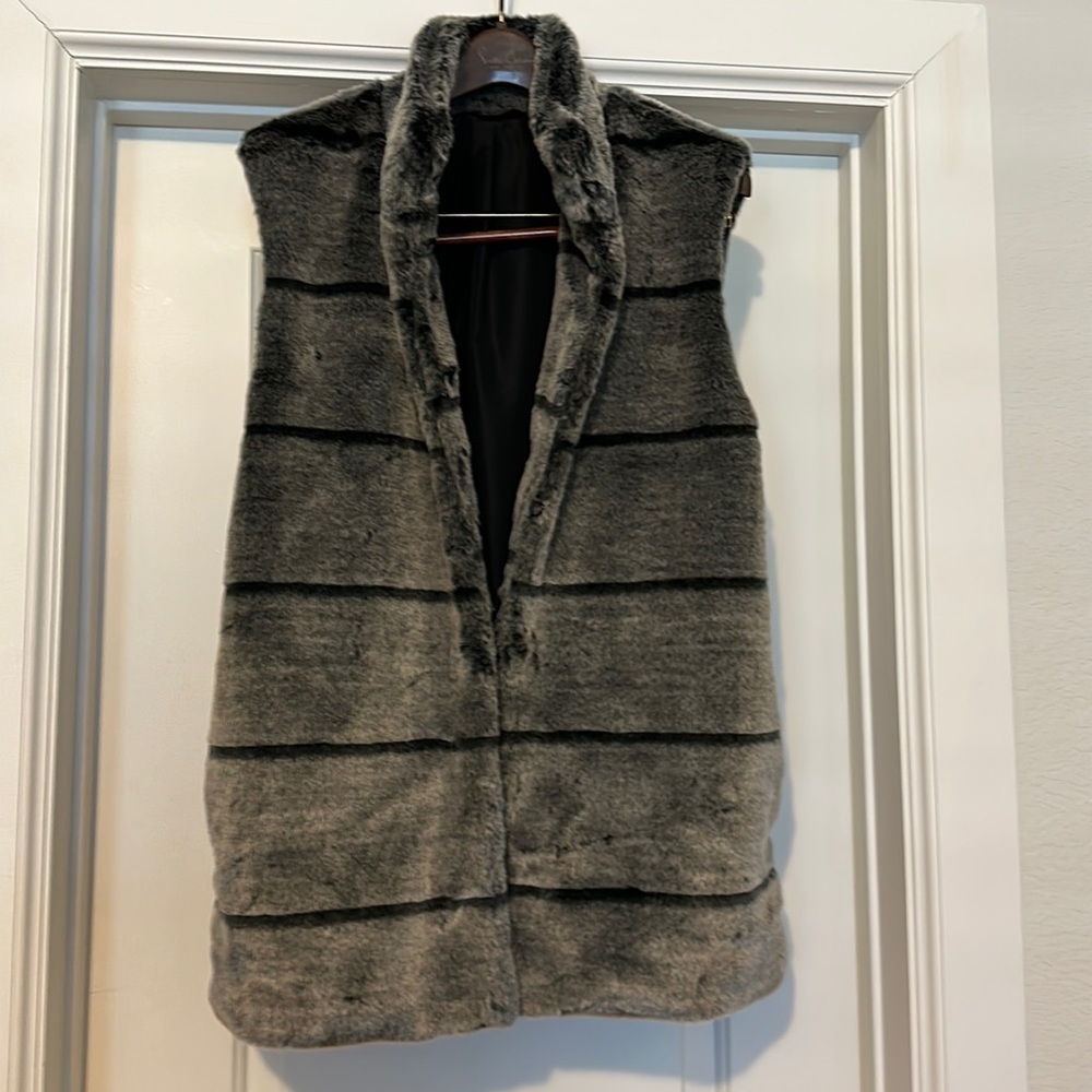 Faux Fur Vest by Peach